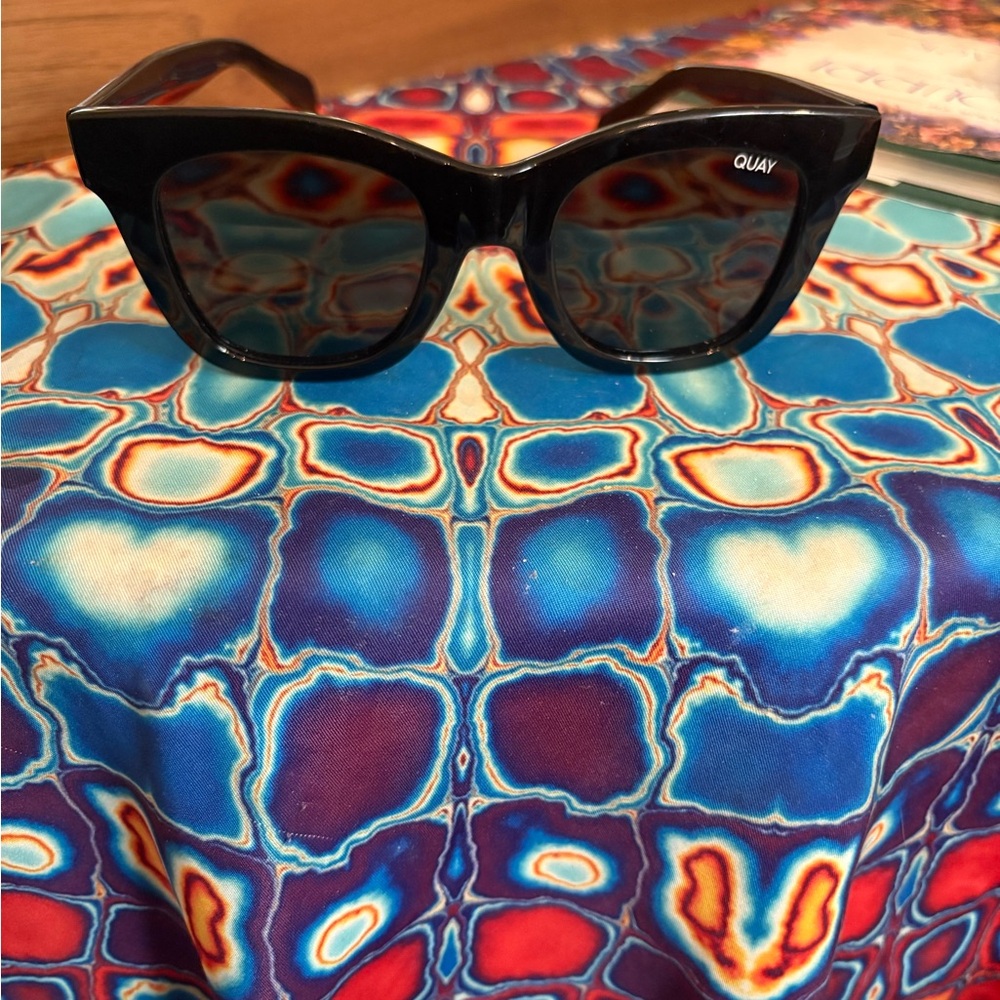 Quay Australia Bold Black Sunglasses